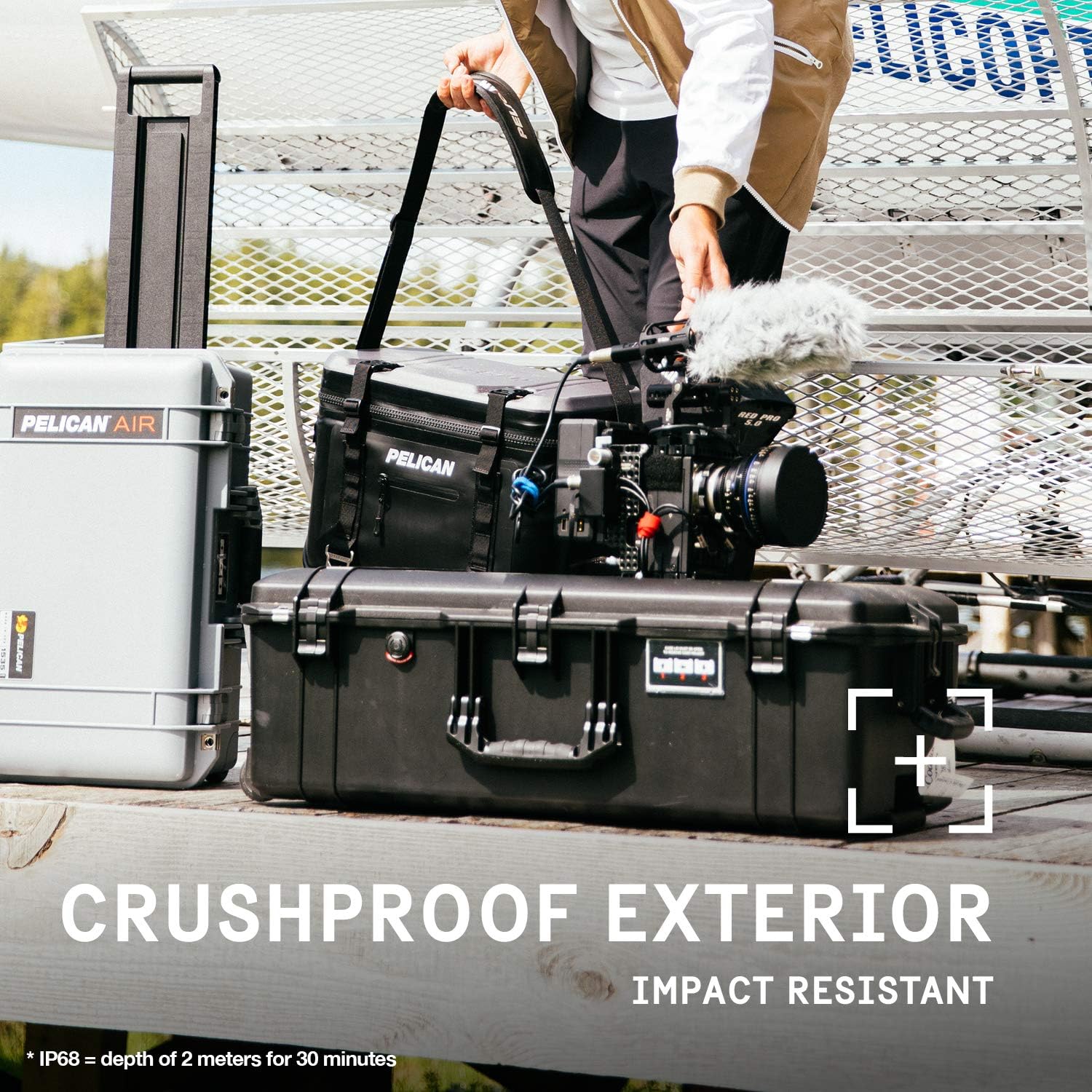 Pelican Air 1615 Case With TrekPak Dividers (Black)