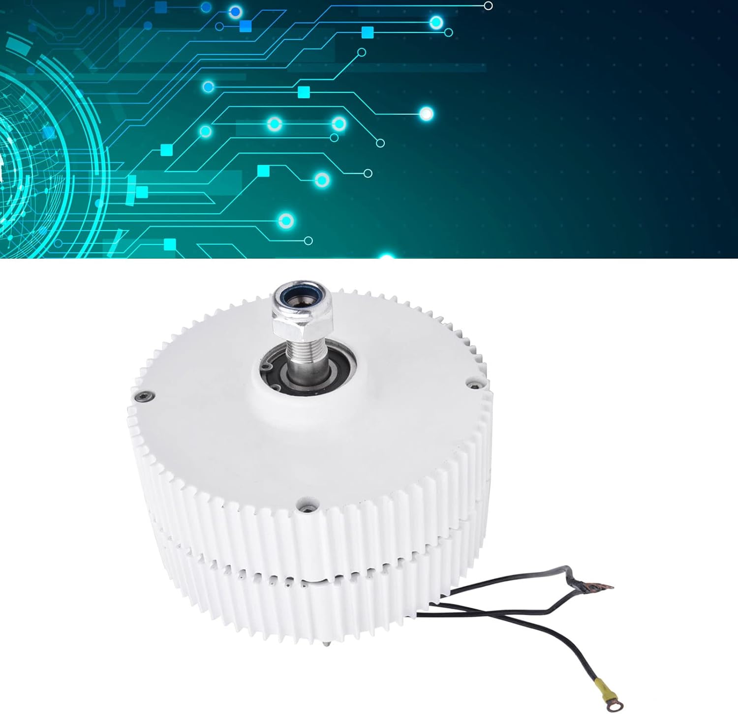 Permanent Magnet Generator Wind Alternator 3 Phase Synchronous Generator 300W High Efficiency Low Loss for Industrial Use (12V Motor)