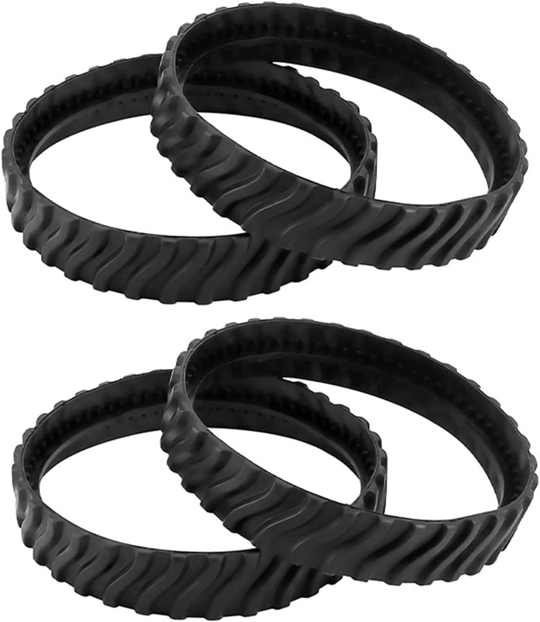 Pool Cleaner Tuning Kit Rebuild Kit,Compatible for Zodiac R0526100 MX8 MX6 Swimming Pool Cleaner Replacement Tire Track Wheel(4PCS)