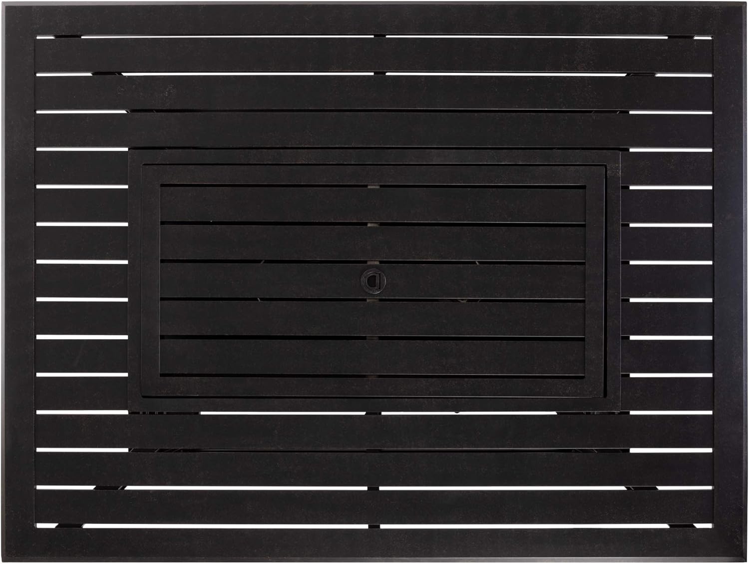 Fire Sense 61898 Longmont Aluminum Convertible Gas Fire Pit Table 55,000 BTU Multi-Functional Outdoor Firepit with Fire Bowl Lid, Nylon Cover & Clear Fire Glass - Bronze Finish - Rectangular 48