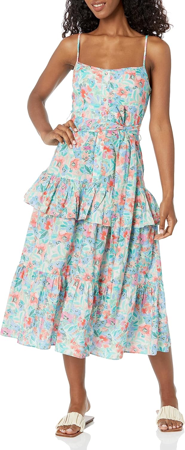 Shoshanna Women's Betta Floral Printed Midi Dress