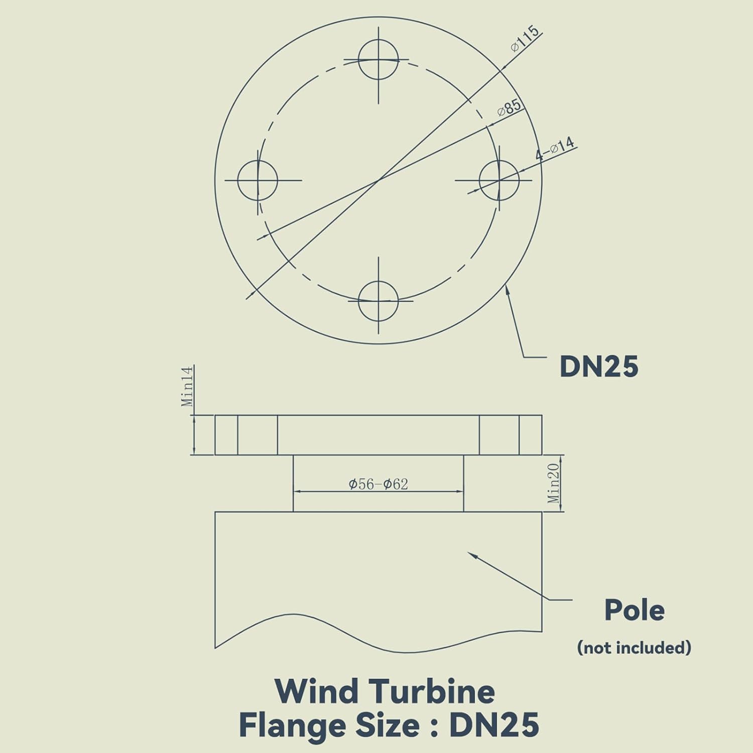 CHRISK 3000W Wind Turbine Generator, Vertical 10 Blades Windmill 12V 24V 48V 220V with MPPT Hybrid Controller for Home Use