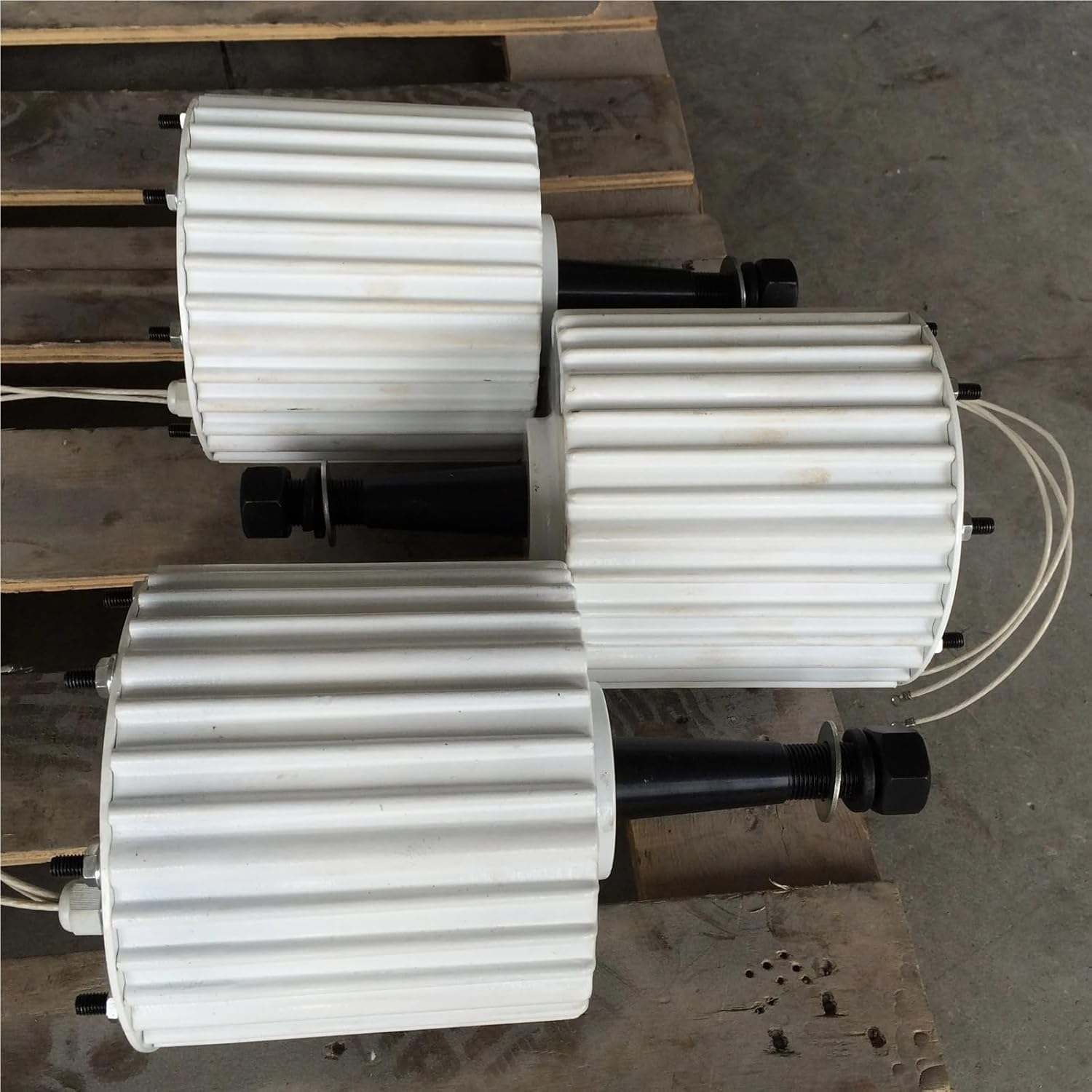 Real 30KW 40KW Generator Wind Turbine Low Speed Gearless Permanent Magnet AC Alternators Hydroelectric Generator 500RPM(Without,DIRECT SHAFT_48V_40KW)