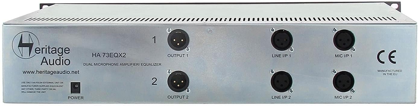 Heritage Audio HA73EQX2 Elite 2-Channel Microphone Preamp & EQ