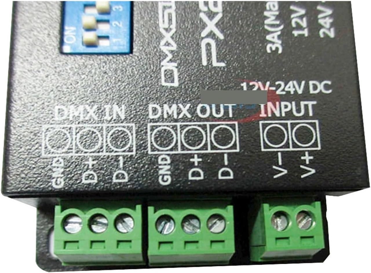 PX24506 512 Decoder Driver 9A Amplifier 12V 24V LED DMX512 Controller for RGB Strips