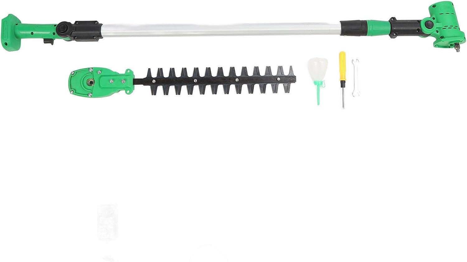 Electric Hedge Trimmer Action Blade Cordless Extension Pole for High Branch