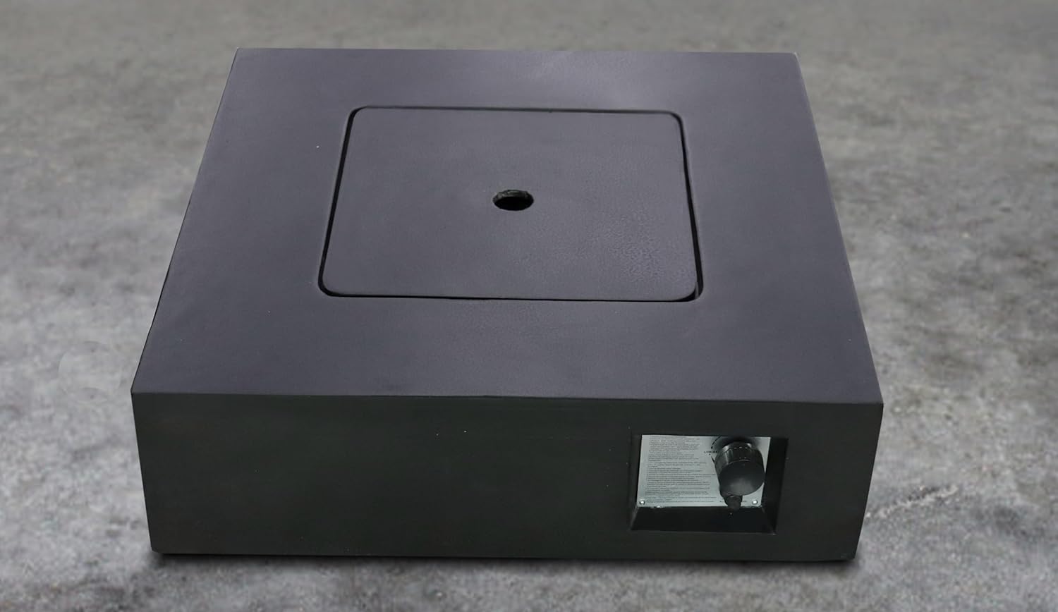 Fiber Reinforced Concrete Propane,Natural Gas Fire Pit Table(Charcoal)