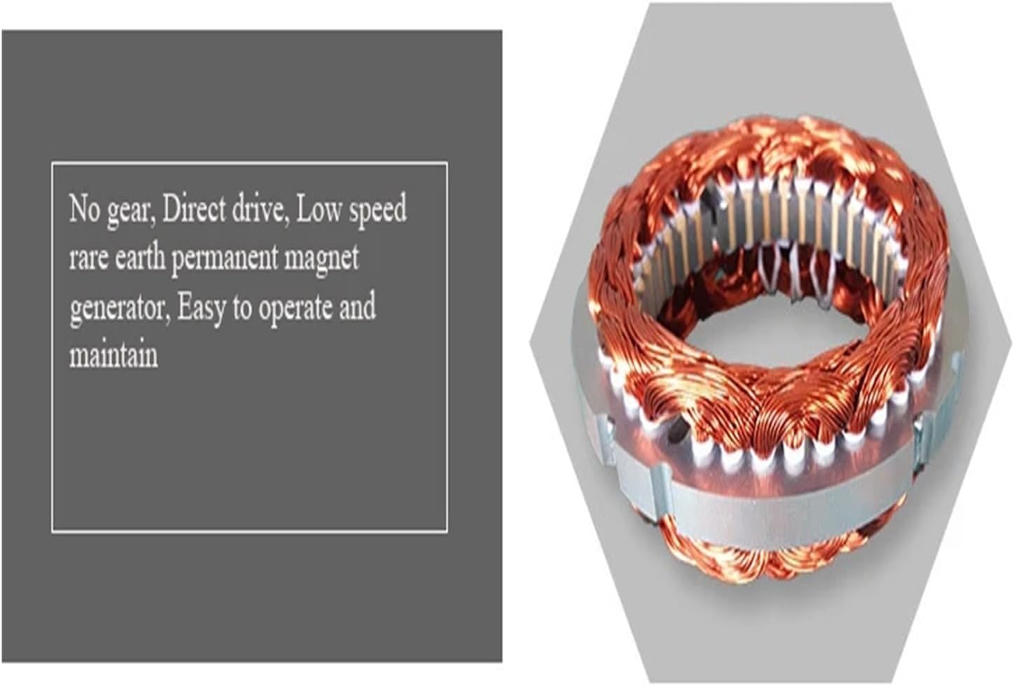 Wind Turbine Generator Kit, PMG Rare Earth PMA 800W AC Permanent Magnet nerator for Wind Turbine for Hybrid Solar Wind System(No Base,24V)