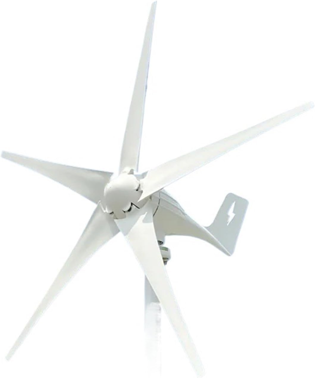 3000W Wind Turbine Generator Windmill Camping Home Appliance Electric Power Generator 24V 48V with MPPT Controller Low Starting Speed for Home(with Hybrid Charger,12V)
