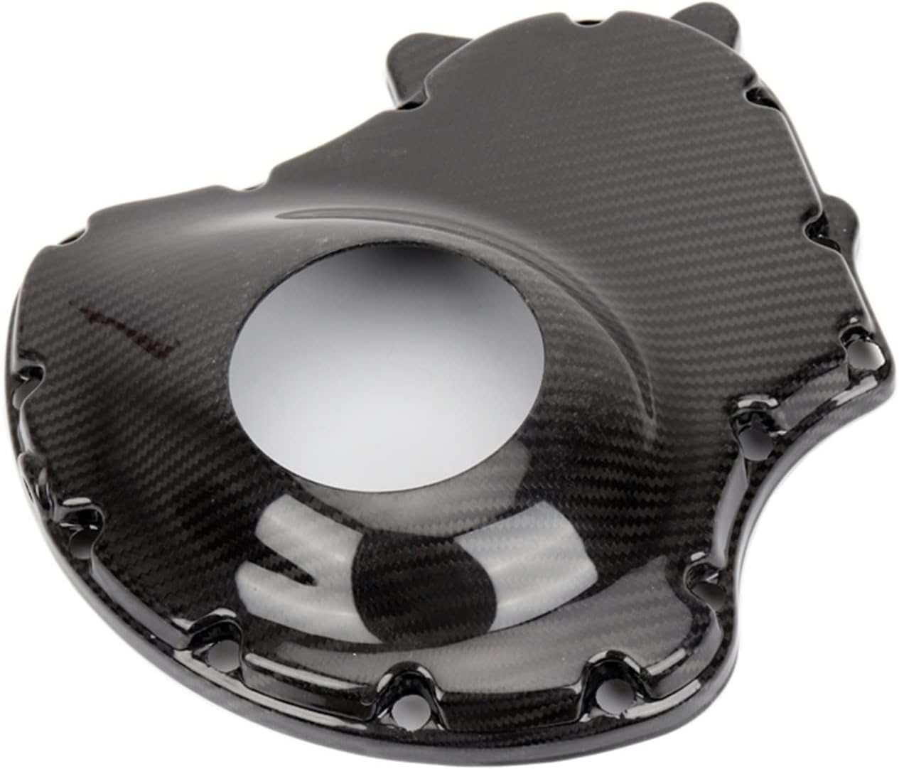 Motorcycle Real Carbon Fiber Generator Cover Compatible with Harley VROD V-Rod VRSC Muscle VRSCF VRSCDX VRSCAW Nightrod1250 2002-2017