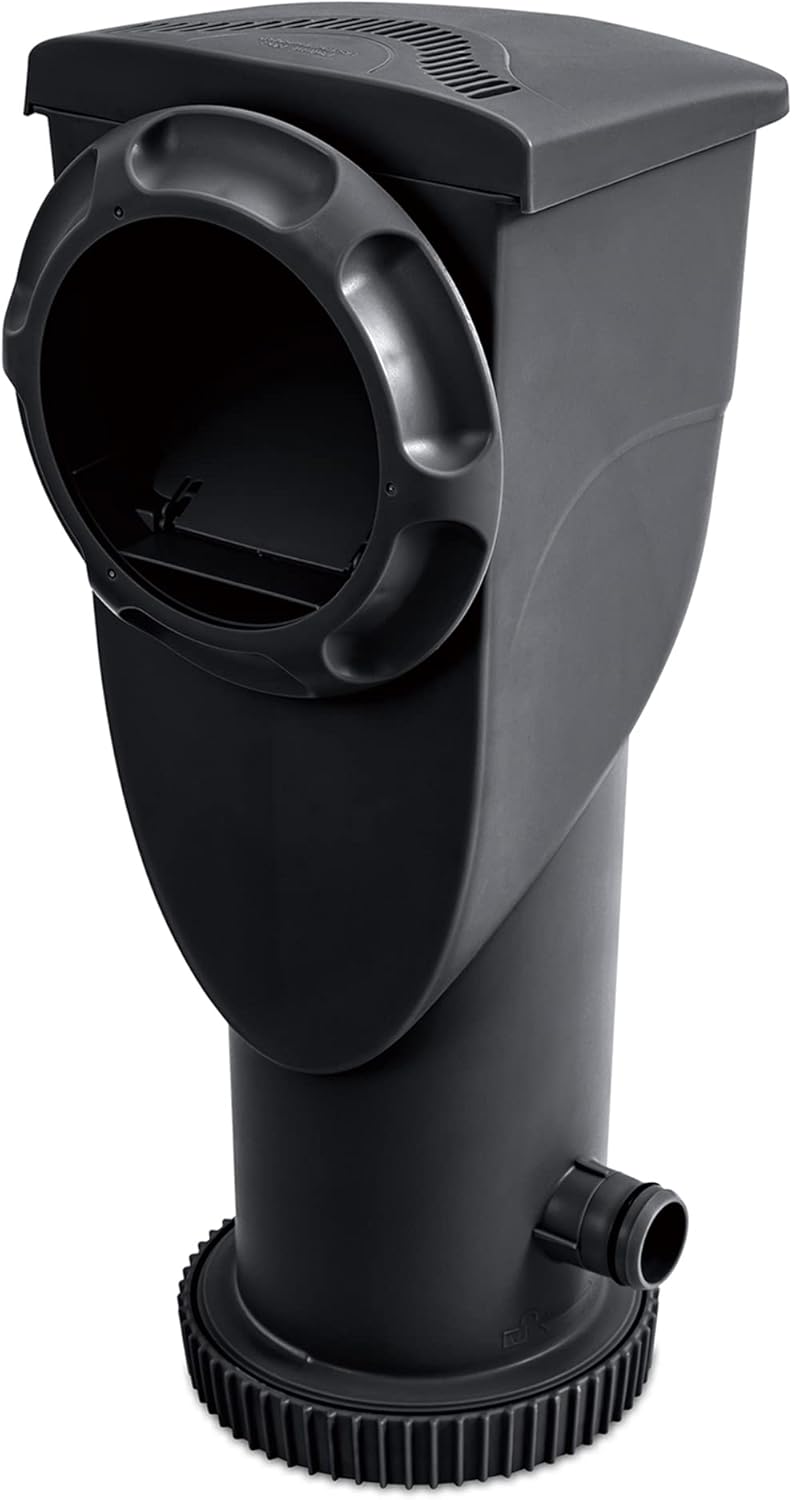 Summer Waves P53FX150K SkimmerPlus 1500 Gallon Above Ground Framed Swimming Pool Water Cleaning Filter Pump System, Black