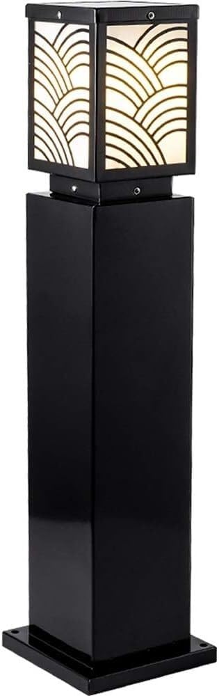 Outdoor Garden Waterproof Solar Lawn lamp, Rainproof Post Guard Post lamp Post Lantern Landscape Post Lighting(103CM)