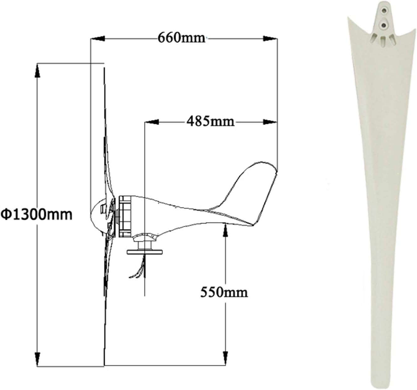 9000W 12V 6 Blades Assembled Wind Turbine,Household Vertical Wind Turbines are Used for Courtyard Roof Road,12V