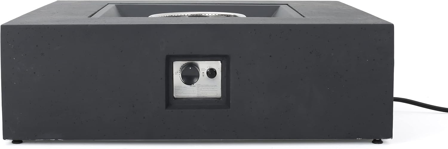 Christopher Knight Home 317505 Aidan Fire Pit, Dark Gray