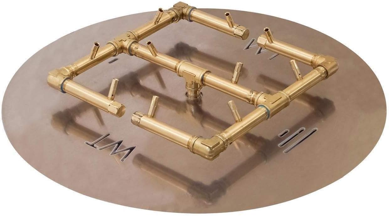 Fire Pit Art Low Boy-FPA-MLS120-NG Fire Pit NG, Metal