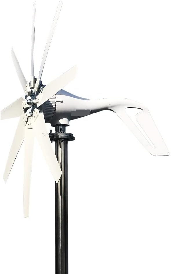 Wind Turbine, 1000w Wind Generator 48V 24V 12V Windmill HorizontaWind Generat Kit Free Energy Altern with MPPT Controller for Home Use(48V,with MPPT Controller)