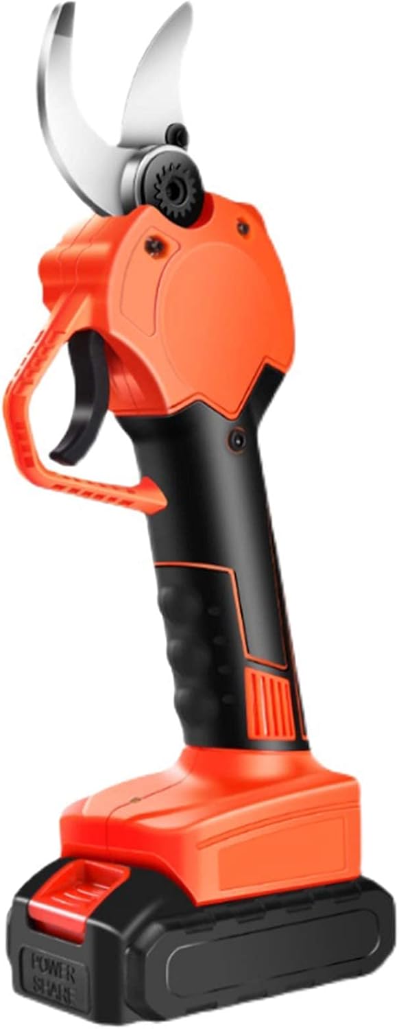 Cordless Electric Pruning Shears Rechargeable Garden Wood Pruner Tree Electric Branch Scissors Electric Pruning Machine with 2600Mah Small Gift