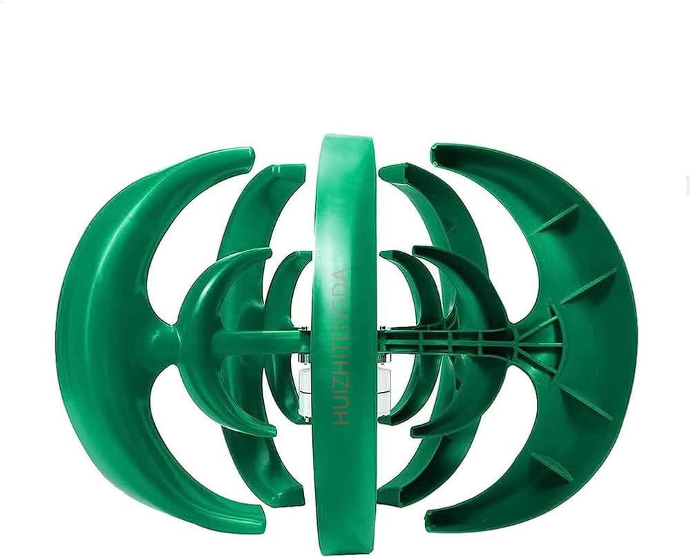 5000W Wind Turbine Generator Kit, 12V 24V 48V Vertical Wind Turbine Electricity Set,5 Blade Wind Power Generator Kit for Home, Monitoring, Street Lighting