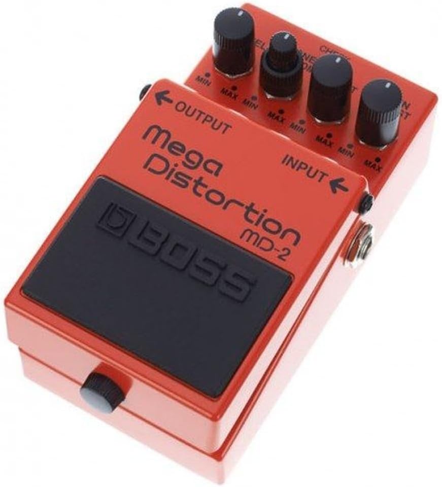 BOSS Md-2 Mega Distortion; Extreme, Low-End Distortion for Modern Metal And Hard Rock