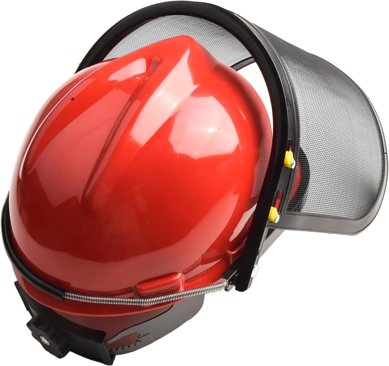 Chainsaw Safety Cover, Chainsaw Safety Helmet Cover Mesh with Adjustable Headband for Lawn Mower Trimmer Brushcutter