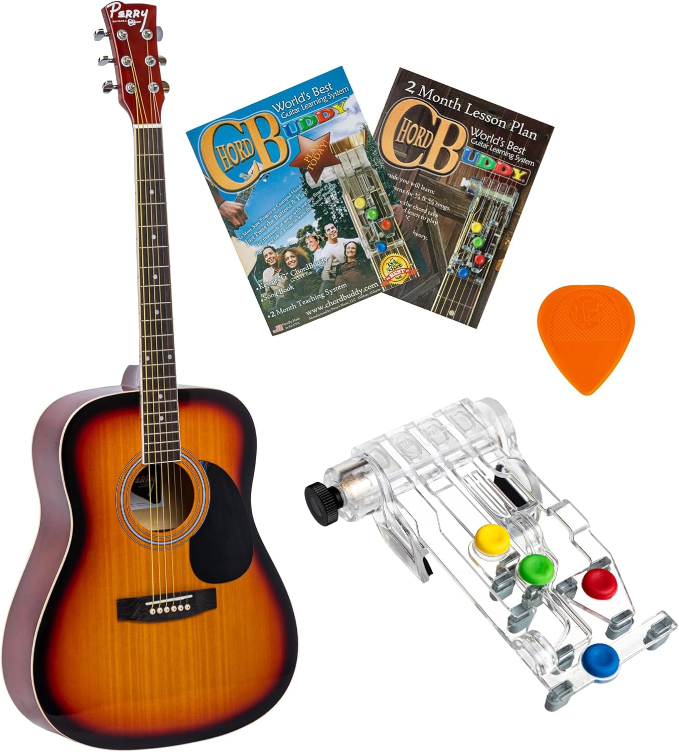 ChordBuddy Fast & EZ Guitar Learning System with Guitar by Lori Greiner