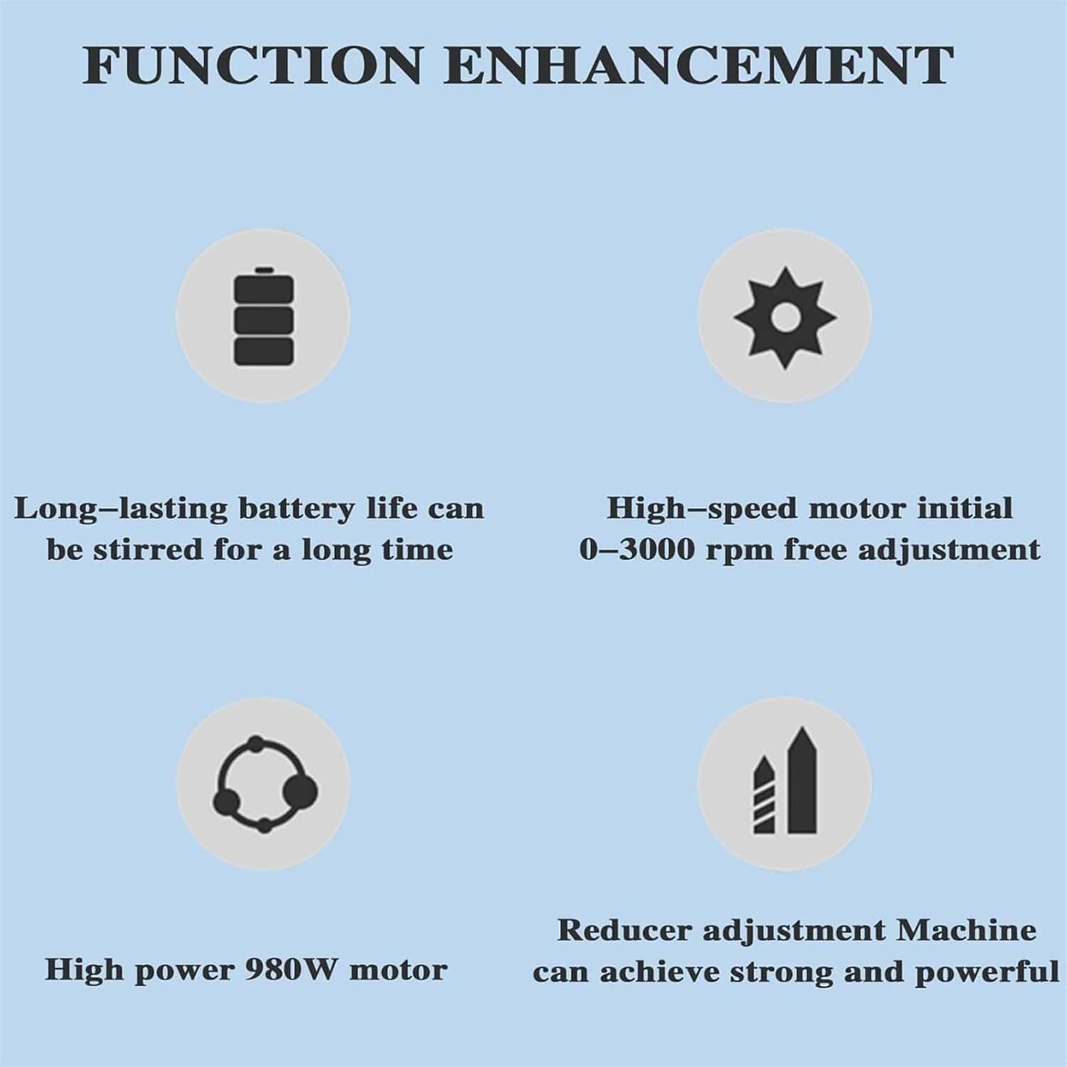 980W Electric Tank Mixer Machine, Commercial 1 Ton Paint Stirring Machine with Support Hanger, Paint Mixing Equipment, for Ink Dissolver Agitator