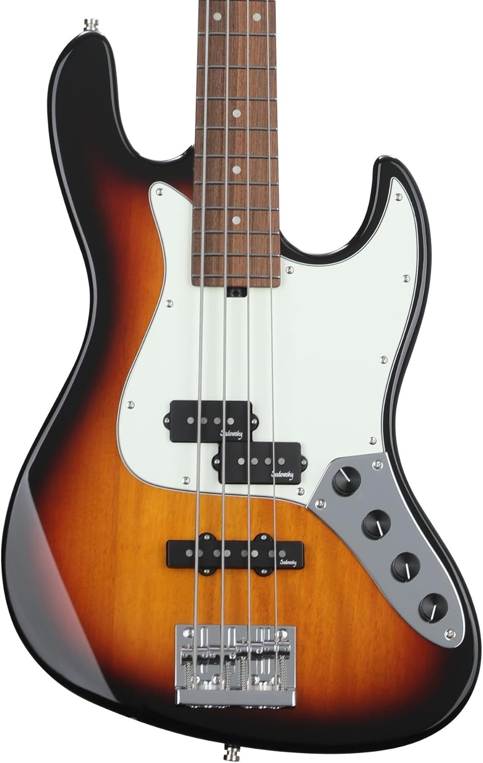 Sadowsky MetroExpress 21-fret Hybrid PJ 4-string Bass - Tobacco Sunburst Transparent