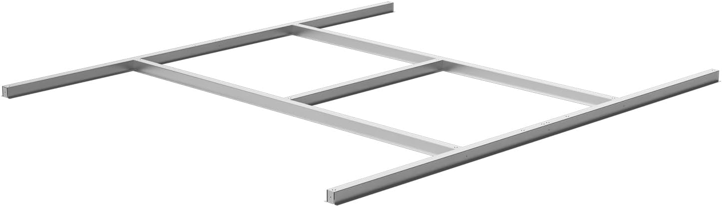 Frame Floor for Outdoor Storage Shed, Stainless Steel Durable and Weather-Resistant, for 6x8FT Large Storage Sheds
