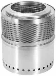 Stainless Steel Outdoor Incinerator - Durable Burning Container for Camping, Yard, Fire Pits, Heating Stoves, and Indoor Living Spaces - Perfect for Safe Waste Disposal