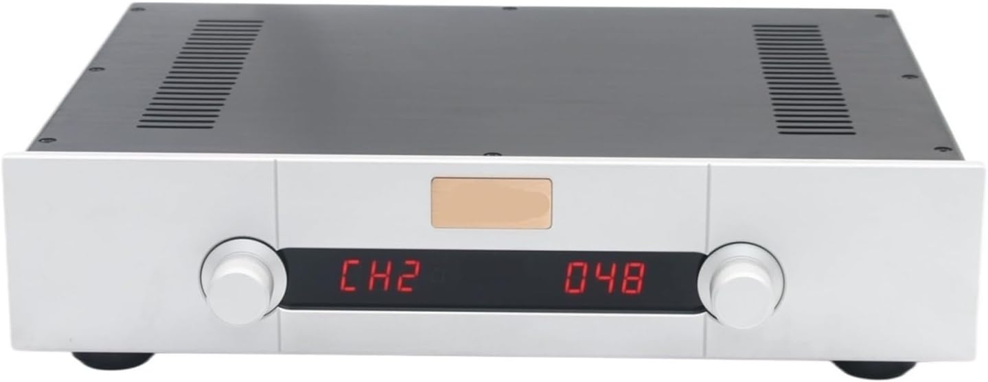 STR12A-Max ECC82 Tube Remote Control Preamplifier HiFi Audio 4-Input 1-Output Preamplifier(115V)