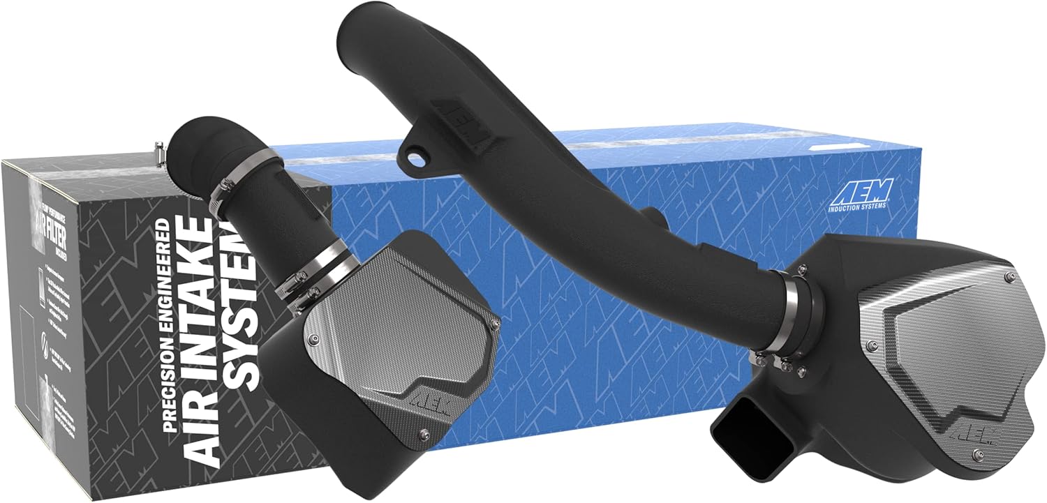 AEM Cold Air Intake System, Increase horsepower, Compatible with 2015-2020 BMW M3/M4, AEM-21-881DS