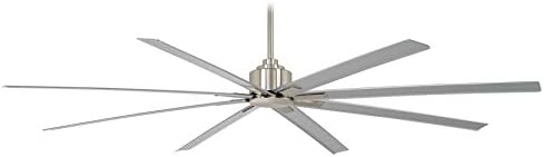 Minka Aire Xtreme H2O 84 in. Indoor/Outdoor Brushed Nickel Wet Ceiling Fan with Remote Control