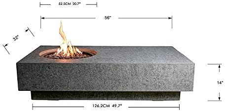 Metropolis Concrete Fire Pit 56