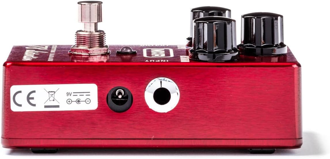 MXR M78 Custom Badass '78 Distortion Pedal - Bundle with 2 Instrument Cables and 2 Patch Cables