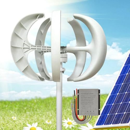 13000W Wind Turbine Generator Kit - Portable 12V/24V/48V/72V/110V/220V, 5-Blade Design, Smart Controller, Efficient Off-Grid Renewable Energy for Home, RV, and Camping