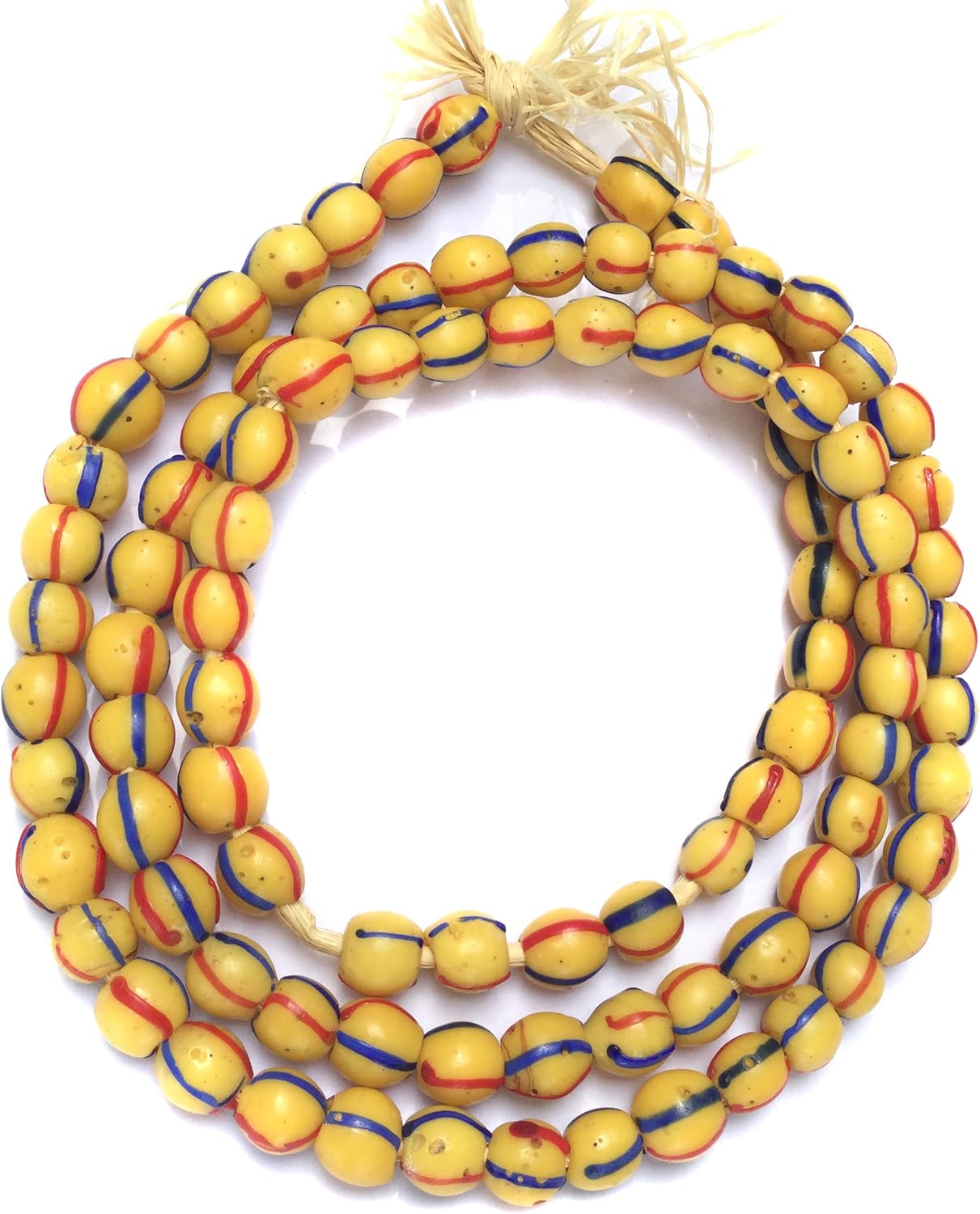 94 African Antique Venetian Oval Trade Beads