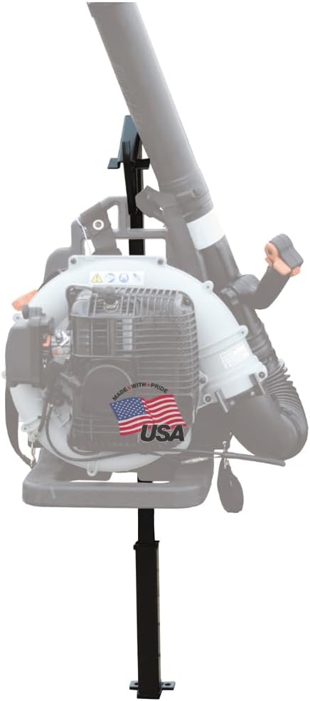 Buyers Products LT20 Backpack Blowers Rack for Open and Enclosed Landscape Trailers, Made in the USA, Holds Landscaping Blowers, Landscape Trailer Accessories