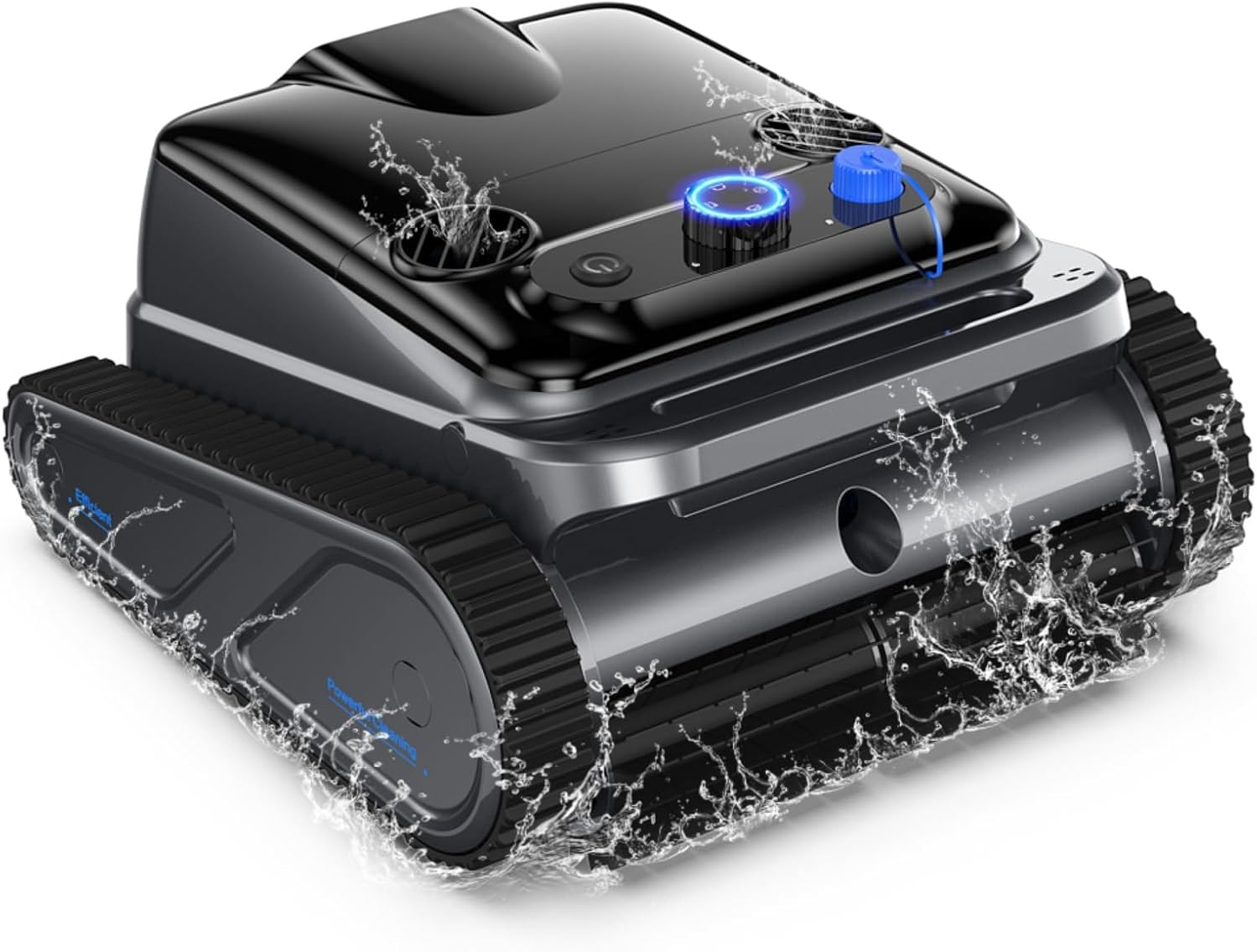Cordless Robotic Pool Cleaner, Automatic Pool Vacuum with Wall Climbing, Up to 240 Mins Runtime, IPX8 Waterproof, Ideal for Inground Pools Up to 2000 Sq.Ft, Clean Floor, Wall & Waterline