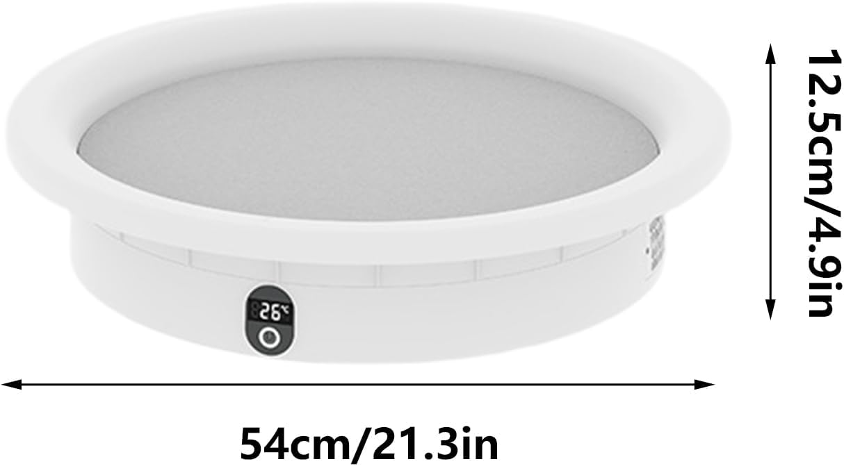 Dog Heating Pad,Constant Temp Cooler Nest - 33lb Load Capacity Smart Pressure Activated Electric Dog Bed | for Small Medium Large Breed Puppy Kitten Winter Living Room Bedroom