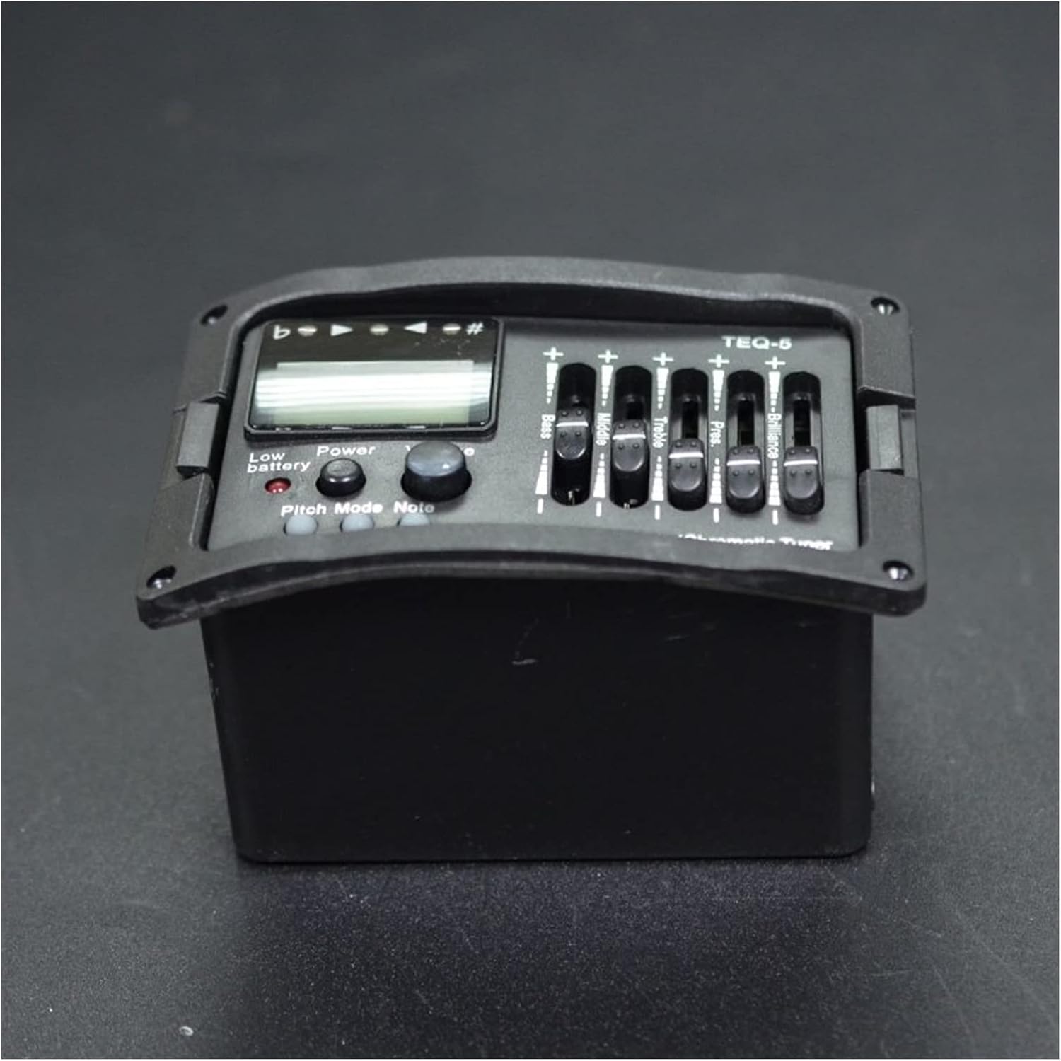 10Set 5 Band Acoustic Guitar Preamp EQ Equalizer TEQ-5 Classical Acoustic Guitar Amplifier Pickup Acessory (Color : with endpin Cover)