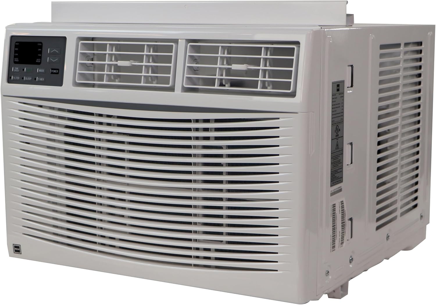 RCA 10,000 BTU Window Mounted Air Conditioner & Dehumidifier, 115V, Air Conditioner for Rooms up to 400 Sq. Ft. with Remote Control, White