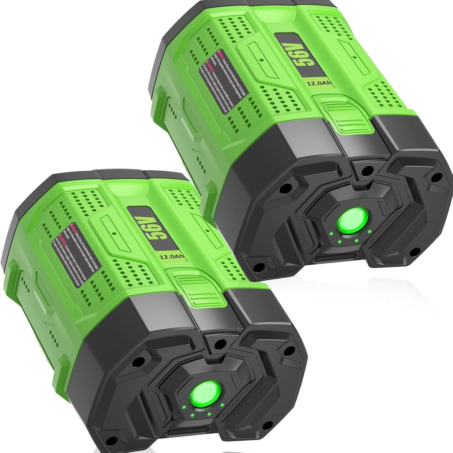 2Pack 12000mAh High Capacity Replacement for EGO 56V Lithium Battery Compatible with EGO Battery BA2800 BA4200 BA4200T BA1400 BA1400T BA2240 Cordless Power Tool
