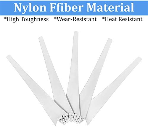 6000W Horizontal Wind Generator 12/24/48V 3/5Blade Wind Turbines Generator Windmill Energy Turbines Charge with Controller,24v,3 Blades