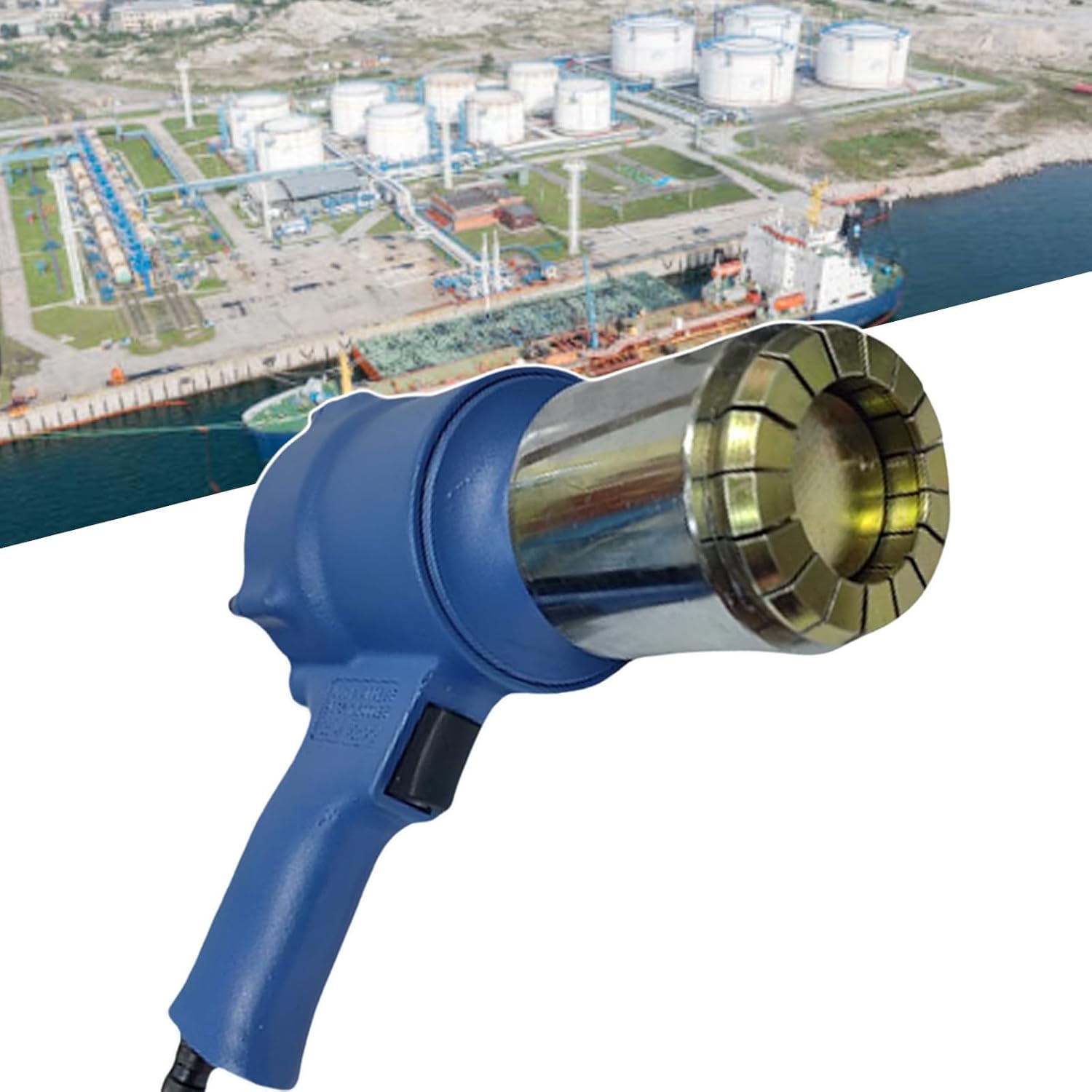 Heavy-Duty Pneumatic Crimper for 200L Oil Drums - Manual Cap Sealing Machine (30mm) | Efficient Barrel Crimping Tool for Oil Storage & Sealing Solutions