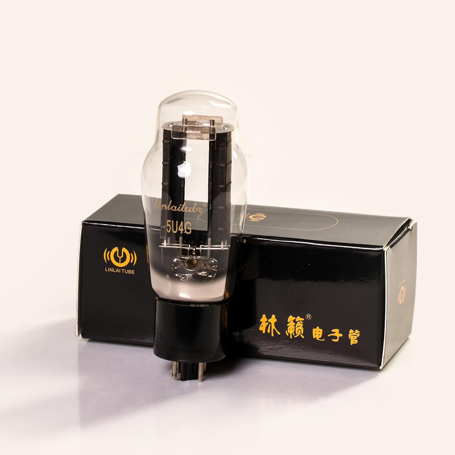 LINLAI 1piece 5U4G Full Wave Rectifiers High Vacuum Hifi Valve Electronic Tube for Audio Amplifier Replaced by 274B or 5U4G 5Z3P