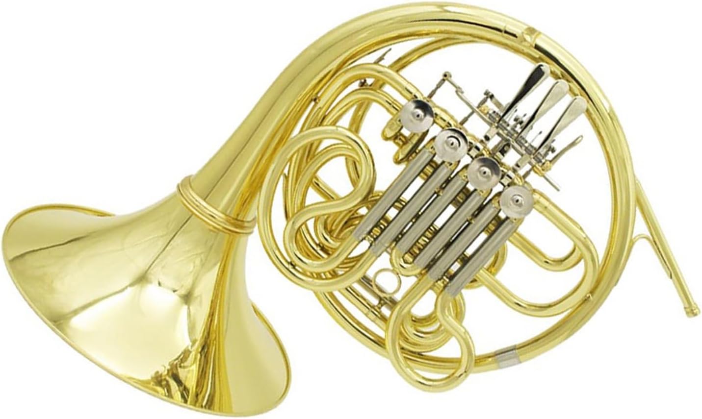 4 Key French Horn B Flat Four Key Single Row Split French Horn Beginner Adult Brass Instrument