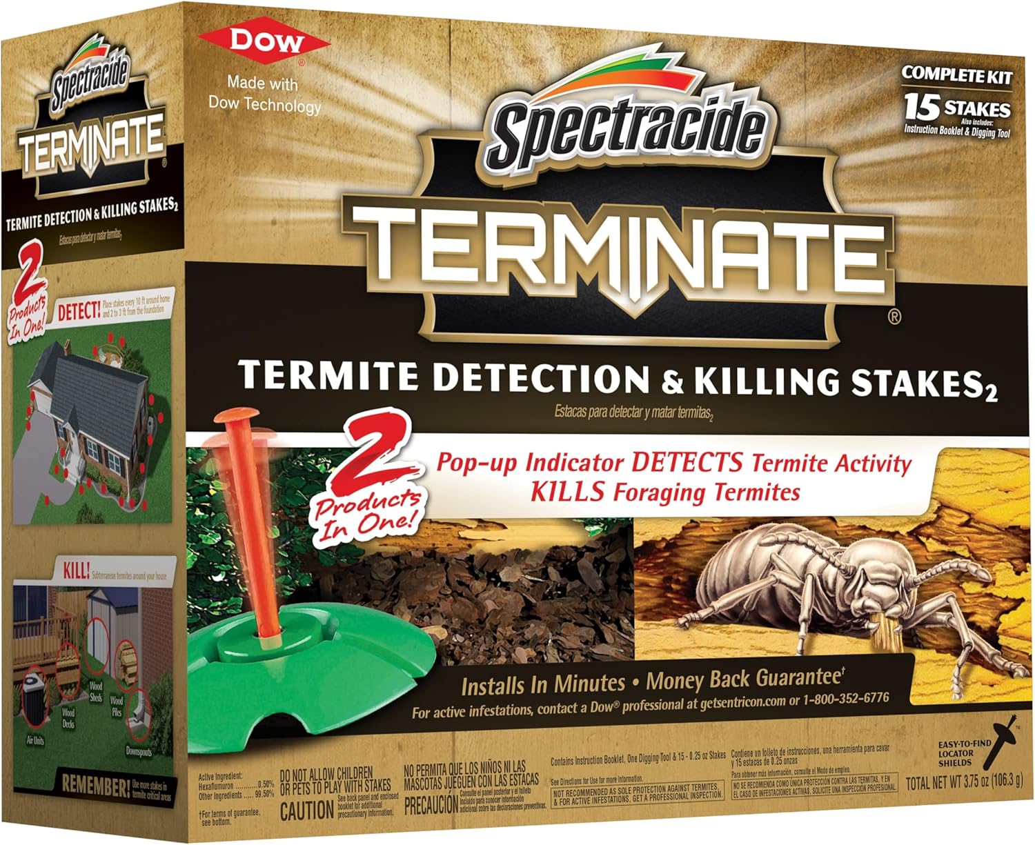 Spectracide Terminate Insect Killer 15 pk, Sold as 6 Pack