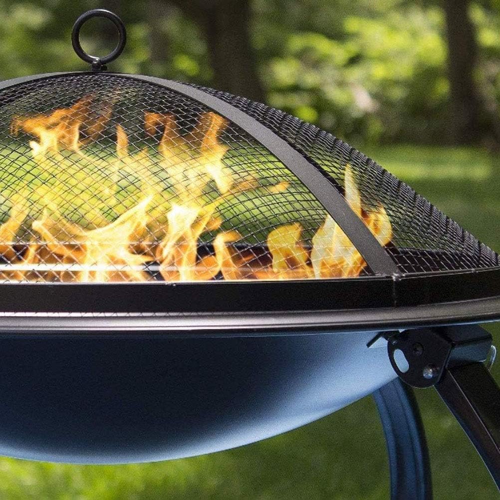 Outdoor Gas Fire Pit,Portable Heater 56cm Diameter Firepit Bowl