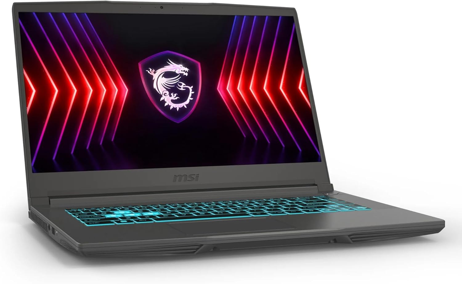 msi Thin 15.6 inch FHD 144Hz Gaming Laptop, AMD Ryzen 5 7535HS, 32GB RAM, 1TB SSD, NVIDIA GeForce RTX 4060, Webcam, Backlit Keyboard, Gray, Windows 11 Home with Accessories