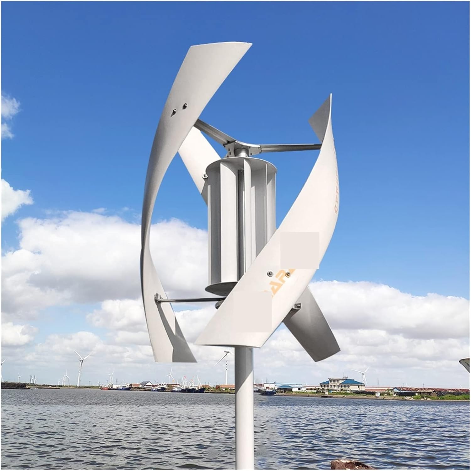 Wind Turbine 2kw Wind Turbine Generator,Vertical Axis Coreless Generator Kit 24v 48v Wind Turbine With Low Rpm Permanent Magnet Alternative Generator (Color : Hybrid control, Size : WHITE_48V_1000W